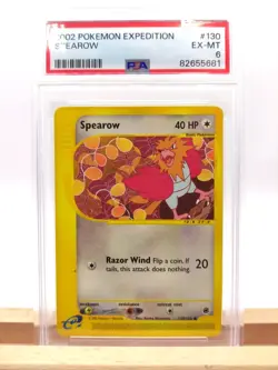PSA 6 Spearow 130/165 Non - Holo Expedition 2002 Pokemon MINT Pop 4 - Image 1