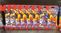 Pokemon TCG Scarlet & Violet Destined Rivals Sleeved Booster Pack Lot Of 10 - Image 1