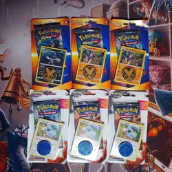 Pokemon Sun & Moon Burning Shadows Booster Blister Pack Sealed Lot of 6 - Image 2