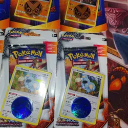 Pokemon Sun & Moon Burning Shadows Booster Blister Pack Sealed Lot of 6 - Image 5