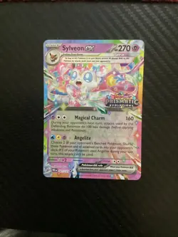 Sylveon ex 041/131-Pokemon-Double Rare *Stamped* Holo-Prismatic Evolutions - NM - Image 1