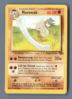 Marowak 39/64 Uncommon Jungle Pokemon Unlimited Lightly Played - Image 1
