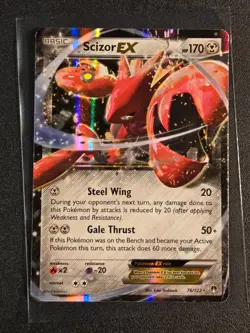 Scizor EX 76/122 Breakpoint Holo LP Pokemon TCG - Image 1
