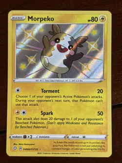 Pokemon Shining Fates Morpeko SV044/SV122 Shiny Rare Holo - Image 1