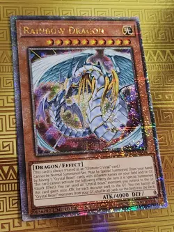 Rainbow Dragon TN23-EN004 Quarter Century Secret Rare Limited Edition Yu-Gi-Oh - Image 1