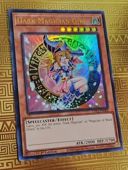 Dark Magician Girl LDS3-EN082 Legendary Duelists: Season 3 1st Ed NM Yu-Gi-Oh - Image 1