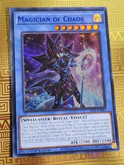 Magician of Chaos LDS3-EN089 Blue Ultra Rare 1st Edition Near Mint Yu-Gi-Oh - Image 1