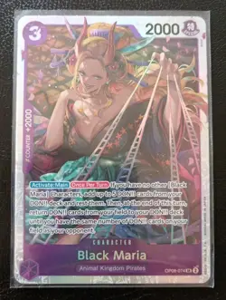 Black Maria OP08-074 SR Two Legends One Piece Card - Image 1