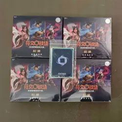 2025 Riftbound LoL TCG Origin Jumbo Box 4 Decks + Bonus 10 card covers - Image 4
