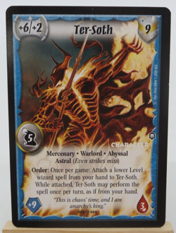 WARLORD Saga of the Storm CCG Mercenary Character Card - TER-SOTH 230/369 - Image 1