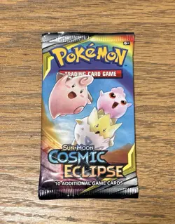 Pokemon Trading Card Game Sun & Moon Cosmic Eclipse Booster Pack - Image 1