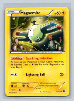 Magnemite (51) #51/162 XY: BREAKthrough Common - Pokemon Card D20 - Image 1