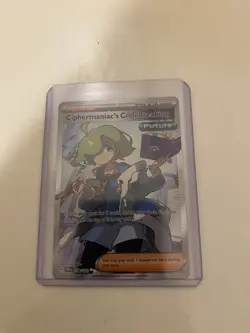 Ciphermaniac's Codebreaking 198/162 Pokemon Card w/ Sleeve and Top Loader - Image 1