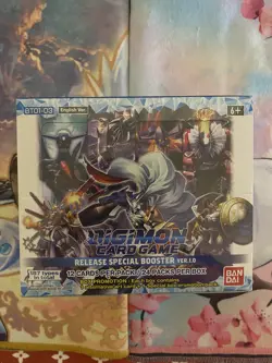 Bandai Digimon Card Game BT01-03 Release Special Booster Ver.1 Booster Box 811039034320 - Image 1
