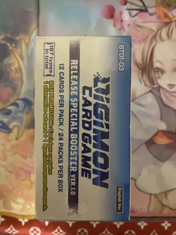 Bandai Digimon Card Game BT01-03 Release Special Booster Ver.1 Booster Box 811039034320 - Image 3