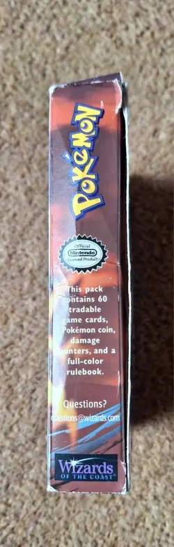 Pokemon Jungle Water Blast Theme NO CARDS Box, Counters, Rulebook Card List Only - Image 4