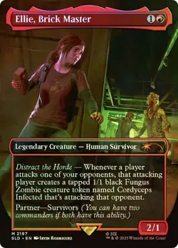 Ellie, Brick Master Foil The Last Of Us Secret Lair NM MTG - Image 1