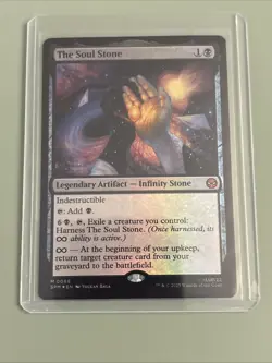 The Soul Stone Marvel's Spider-Man Foil NM PACK TO SLEEVE - Image 1