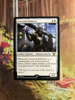 Ironsoul Enforcer [Kamigawa: Neon Dynasty Commander] Near Mint - Image 1