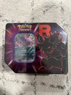 Pokemon Destined Rivals Team Rocket Incoming Tin - New, Sealed - Image 1