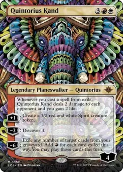 Quintorius Kand (0352) (Borderless) -Foil Near Mint MTG - Image 1