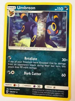 Umbreon - 120/214 - Pokemon SM - Lost Thunder Non Holo NM - Image 1