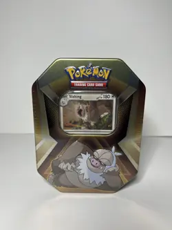 Pokemon TCG - Tripple Whammy Pokemon Tin Slaking Promo - Image 1