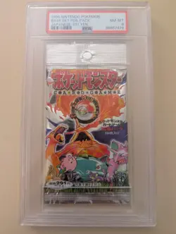 PSA 8 1996 Nintendo Pokemon Base Set Foil Pack Japanese - 291 Yen - Image 1