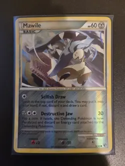 Pokemon TCG HGSS Undaunted Mawile Reverse Rare 56/90 LP/NM Condition - Image 1