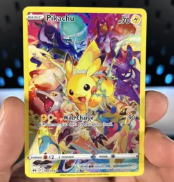 Pikachu 160/159 Crown Zenith Illustration Full Art Secret Rare Pokemon TCG - Image 1