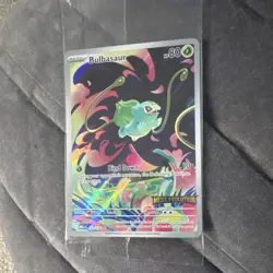 POKEMON TCG MEGN BULBASAUR #133/132 FULL ART HOLO RARE 2025 BASIC 80HP - Image 1