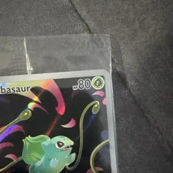 POKEMON TCG MEGN BULBASAUR #133/132 FULL ART HOLO RARE 2025 BASIC 80HP - Image 4
