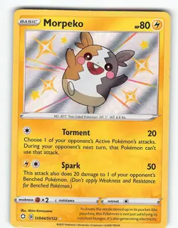MORPEKO SV044/SV122 RARE SHINY SHINING FATES SHINY VAULT POKEMON NM - Image 2