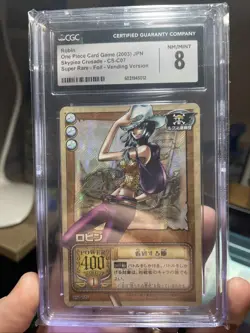Vintage One Piece TCG 2003 Nico Robin CCG Holo CARD Near Mint CGC 8 Japanese! NM - Image 2