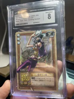 Vintage One Piece TCG 2003 Nico Robin CCG Holo CARD Near Mint CGC 8 Japanese! NM - Image 3