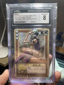 Vintage One Piece TCG 2003 Nico Robin CCG Holo CARD Near Mint CGC 8 Japanese! NM - Image 4