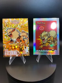 Arcanine Gold Foil Pokemon Card Database Attacks Kanto - Peru Set of 2 - Image 1