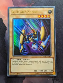 Yugioh Card - X-Head Cannon *Ultra Rare* LCKC-EN005 - 1st Ed - LP - Image 1