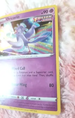 2022 Pokemon TCG Oricorio SWSH210 Cosmos Holo Black Star Promo Card - Image 3