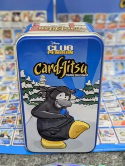 Club Penguin Card Jitsu Tin Bundle Mixed Cards | 16 Foil, 96 Normal & Stickers! - Image 2