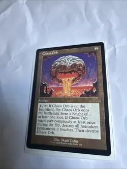 Mtg 30th Chaos Orb Retro Frame 528 G2U - Image 3