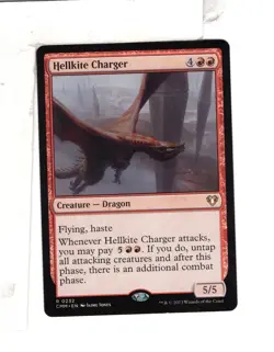 MTG SkeenAB Hellkite Charger from CMM. NM. - Image 1