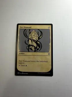 Fire Diamond LP Showcase Battle for Baldur's Gate Magic The Gathering Light Play - Image 1