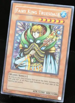 Yu-Gi-Oh! Fairy King Truesdale WC4-001 Prismatic Secret Rare [EX] Promo| EN 2004 - Image 3