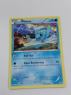 Phione 36/113 Legendary Treasures Regular Rare Pokemon - Image 1