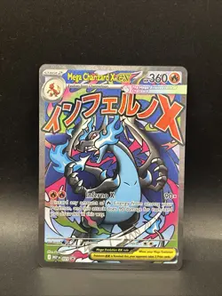 Mega Charizard X ex 023 MEP Black Star Promo Pokemon Phantasmal Flames - Image 1
