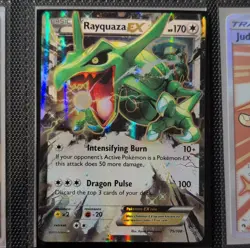 Pokemon Rayquaza EX Full Art Holo Roaring Skies 75/108 170 HP 2015 - Image 1