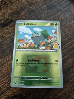 Pokemon TCG - Bulbasaur 001/132 Pokemon Day 2026 Stamped Promo Reverse Holo - Image 1