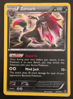 Pokemon Zoroark 91/162 XY BREAKthrough Holo Rare 2015 NM - Image 1
