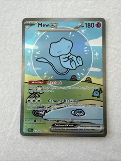 Pokemon Mew ex 232/091 Paldean Fates Special Illustration Rare Holo Bubble Mew - Image 1